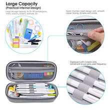 Load image into Gallery viewer, Aiscool Hard Pen Pencil Case Pouch Holder Bag Big Capacity Stationery Box for School Supplies Office Stuff (Gray)