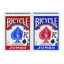 Load image into Gallery viewer, Bicycle Jumbo Playing Cards, Pack of 2