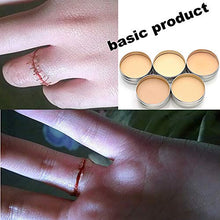 Load image into Gallery viewer, FANICEA Fake Wound Modeling Scar Wax Professional SFX Special Effects Cosplay Stage Makeup Kit with 33g Body Paint Makeup Wax, Double-Ended Spatula Tool for Adults, Kids