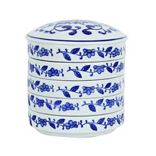 Load image into Gallery viewer, Lzttyee 5 Layers Round Porcelain Mixing Trays Set Palette for Holding Painting Color