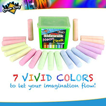 Load image into Gallery viewer, Regal Games Sidewalk Neon Chalk, 20 Count Chalk, Jumbo Chalk, Washable, Art Set