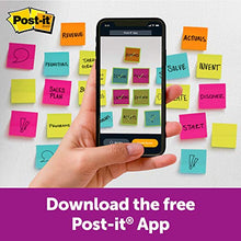 Load image into Gallery viewer, Post-it Super Sticky Notes, 3x3 in, 15 Pads, 2x the Sticking Power, Miami and Rio de Janeiro Collection, Bright Neon Colors (Orange, Pink, Blue, Green, Yellow), Recyclable (654-15SSMULTI2)