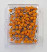 Load image into Gallery viewer, Moore Push-Pin Orange Map Tacks (101)