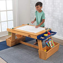 Load image into Gallery viewer, KidKraft Art Table with Drying Rack and Storage