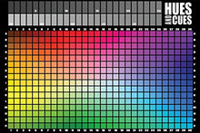 Load image into Gallery viewer, HUES and CUES | Vibrant Color Guessing Game Perfect for Family Game Night | Connect Clues and Colors Together | 480 Color Squares to Guess from