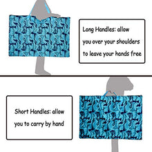 Load image into Gallery viewer, Large Size Art Portfolio Tote with Nylon Shoulder, 24"X 36" Student Art Work Portfolio Case, Drawing Painting Sketch Bag for Student Art Work Portfolio and Artist (2 Pack Camouflage Blue)