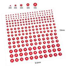 Load image into Gallery viewer, Phogary Self-Adhesive Rhinestone Sticker 3375 Pieces Crystal in 5 Size 15 Colors Bling Craft Jewels Gem Stickers for Crafts, Body, DIY Nails, Festival, Carnival, Makeup
