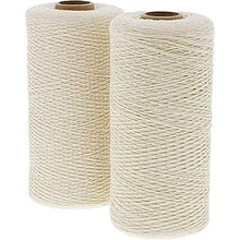 Load image into Gallery viewer, Ivory Cotton Loom Warm Thread Rolls, 800 Yards Each (2 Pack)