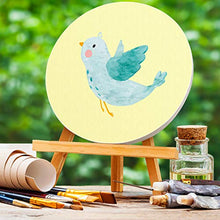 Load image into Gallery viewer, 6 Pieces Round-Shaped Paint Board Canvas, White Round Hand Painted Canvases Set for Painting for Students Artist Hobby Painters and Beginners (8 Inch, 10 Inch and 12 Inch)