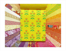 Load image into Gallery viewer, Paperhues Pink-Yellow-Brown Decorative Handmade Scrapbook Papers Collection 8.5x11" Pad, 40 Sheets.