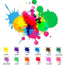 Load image into Gallery viewer, ZZKOKO Calligraphy Ink Bottle, 12 Colors Dip Calligraphy Pen Inks Set, Drawing Writing Art Fountain Pen Non-Carbon Ink