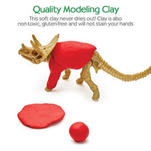 Load image into Gallery viewer, Creativity for Kids Create with Clay Dinosaurs - Build 3 Dinosaur Figures with Modeling Clay