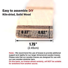 Load image into Gallery viewer, Cross Braces for Wooden Stretcher Bars/Stretching Strips, 5.5" to 69.5" in Length : Art Canvas Frames, DIY - 49.5" for 52" 1Pcs