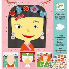 Load image into Gallery viewer, DJECO Make a Face Sticker Kit, Mixed