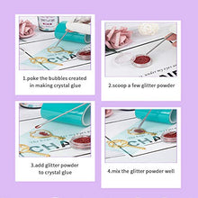 Load image into Gallery viewer, 13 Pieces Silicone Resin Mold Tool Set Nail Art Stirring Rod Muddler Poke Needle Spoon Kit Anti-Static Stainless Steel Tweezers Kit with 3 Droppers for Jewelry Making DIY Resin Craft