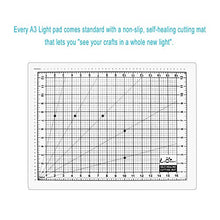 Load image into Gallery viewer, LitEnergy 24.3 Inch Diagonal A3 LED Portable Light Table for Tracing