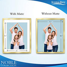 Load image into Gallery viewer, Icona Bay 8x10 Picture Frames (Gold, 6 Pack), Modern Professional Frame Set, Noble Collection