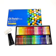 Load image into Gallery viewer, Non Toxic Mungyo Gallery Soft Oil Pastels Set of 48 with Drawing Materials (Pastel Holder, Eraser)