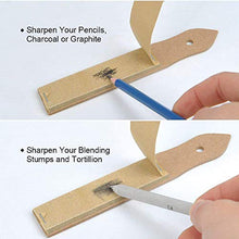 Load image into Gallery viewer, LEOBRO 16 Pcs Blending Stumps and Tortillions Set Sketch Drawing Tools with 2 Pcs Sandpaper Pencil Pointer Shipping by FBA