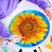 Load image into Gallery viewer, 6 Pieces Round-Shaped Paint Board Canvas, White Round Hand Painted Canvases Set for Painting for Students Artist Hobby Painters and Beginners (8 Inch, 10 Inch and 12 Inch)