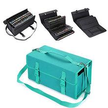 Load image into Gallery viewer, NIUTOP 171 Slots Marker Pen Case Markers Carrying Bag Holder for Alcohol Marker and Art Sketch Marker, Permanent Paint Marker, Dry Erase Marker, Repair Marker Pen, Color Highlighter(Green)