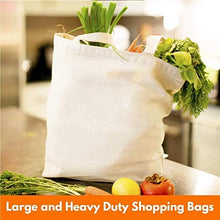 Load image into Gallery viewer, Axe Sickle 4PCS Canvas Tote Bag Bottom Gusset 14 X 14 X 5 inch Heavy 12oz Tote Shopping Bag, Washable Grocery Tote Bag, Craft Canvas Bag with Handle, White.