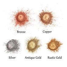 Load image into Gallery viewer, LET'S RESIN Metallic Pigment Powder, 5 Colors Resin Fine Powder, Each Bottle 20ml Shimmer Pigment Dye for Epoxy Resin Coloring, Polymer Clay and Other Crafts