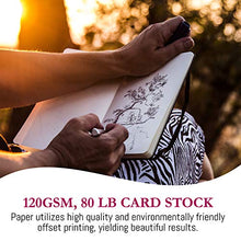 Load image into Gallery viewer, WA Portman Premium A5 Blank Sketchbook for Drawing - Padded Hardcover Sketchbook 160pg - Thick 120gsm Paper Art Book Sketchbook Journal for Multimedia - Water Resistant Cover - Pocket Pen Loop & More
