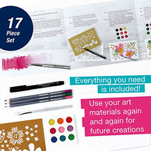Load image into Gallery viewer, Faber-Castell Creative Studio Watercolor Art for Beginners - Create Floral Watercolor Designs