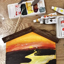 Load image into Gallery viewer, LUCYCAZ Tabletop Easel, Pine Wooden Art Easel Set for Painting with Canvas, 12 Colors Acrylic Paints, Plastic Palette and Palette Knives