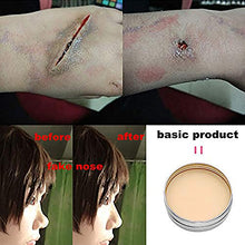 Load image into Gallery viewer, FANICEA Fake Wound Modeling Scar Wax Professional SFX Special Effects Cosplay Stage Makeup Kit with 33g Body Paint Makeup Wax, Double-Ended Spatula Tool for Adults, Kids