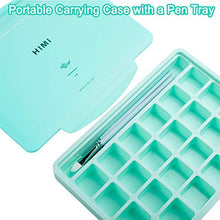 Load image into Gallery viewer, MIYA Gouache Paint Set, 24 Colors x 30ml Unique Jelly Cup Design with 3 Paint Brushes and a Palette in a Carrying Case Perfect for Artists, Students, Gouache Opaque Watercolor Painting (Green)