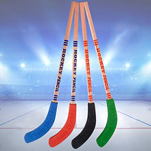 Load image into Gallery viewer, ArtCreativity Hockey Pencils for Kids and Adults - Set of 12 - Includes 9 Inch Pencils with Eraser Topper - Unique School Stationary Supplies - Birthday Party Favor for Boys and Girls, Classroom Prize