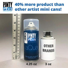 Load image into Gallery viewer, Pintyplus Aqua Spray Paint - Art Set of 8 Water Based 4.2oz Mini Spray Paint Cans. Ultra Matte Finish. Low Odor. Perfect For Arts & Crafts. Craft Paint Set Works on Plastic, Metal, Wood, Cardboard