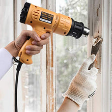Load image into Gallery viewer, SEEKONE Heat Gun 1800W Heavy Duty Hot Air Gun Kit Variable Temperature Control with 2-Temp Settings 4 Nozzles 122℉~1202℉(50℃- 650℃)with Overload Protection for Crafts, Shrinking PVC, Stripping Paint
