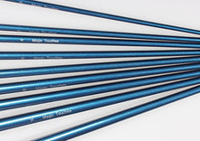 Load image into Gallery viewer, Artist Paint Brushes - A - Golden Nylon, Long Handle, Angular Paint Brush Set - Ideal for Acrylic Painting and Oil Painting, and Equally Useful for Watercolor Painting and Gouache Color Painting.