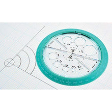 Load image into Gallery viewer, Helix Angle and Circle Maker with Integrated Circle Templates, 360 Degree, 6 Inch / 15cm, Assorted Colors (36002)