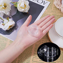 Load image into Gallery viewer, BENECREAT 30 Pack 1.47"x0.78" (10ml) Empty Clear Plastic Bead Storage Container jar with Rounded Screw-Top Lids for Beads, Nail Art, Glitter, Make Up, Cosmetics and Travel Cream