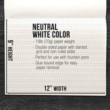 Load image into Gallery viewer, U.S. Art Supply (Pack of 2 Pads) - 9" x 12" Premium Calligraphic Practice Paper Pad, 19 Pound Bond (70gsm), Pad of 50-Sheets, Calligraphy Paper with Printed Practice Rule and Slanted Grid