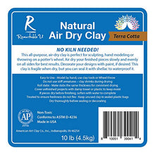 Load image into Gallery viewer, Terra Cotta Air Dry Clay | Natural, Non-Toxic All-Purpose Compound | Self-Hardening, No Bake Clay for Sculpting, Modeling and More | Made in The USA | 10lbs