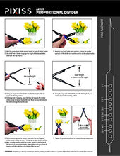 Load image into Gallery viewer, Proportional Divider Drawing Tool for Artists by Pixiss, Gray Scale Value Finder, Color Wheel and Artists View Catcher Finder