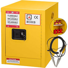 Load image into Gallery viewer, Mophorn 17" x 17" x 22" Flammable Cabinet Galvanized Steel, Safety Cabinet, Adjustable Shelf Flammable Storage Cabinet, for Commercial Industrial and Home Use