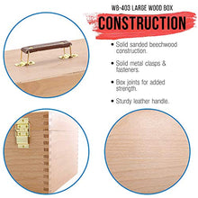 Load image into Gallery viewer, US Art Supply Artist Wood Pastel, Pen, Marker Storage Box with Drawer(s) (Large Tool Box)