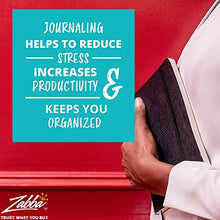 Load image into Gallery viewer, 2 Pack Luxury Lined Journal Notebooks- Journals For Writing w/ 130 Perforated Pages, Medium (5.7" x 8.3") - Soft Cover Notebooks for Work, Travel, College- Journal for Men and Women (Black)