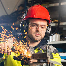 Load image into Gallery viewer, NoCry Safety Glasses with Clear Anti Fog Scratch Resistant Wrap-Around Lenses and No-Slip Grips, UV Protection. Adjustable, Black & Green Frames