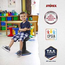 Load image into Gallery viewer, Storex Wiggle Stool, Adjustable Height 12”, 14”, 16”, or 18” for Active Seating in The Classroom, Red (00302U01C)