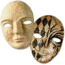 Load image into Gallery viewer, Creativity Street Papier-Mache Mask, 8 X 6 in, Natural