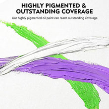 Load image into Gallery viewer, Magicfly Professional Oil Paint Set, 40 Tubes (18ml/0.6oz) including Classic, Metallic Gold, Silver & 3 White Colors, Rich Vibrant, Non-Toxic Oil Paints for Canvas Painting, Oil Paint Supplies for Artist, Kids and Beginners