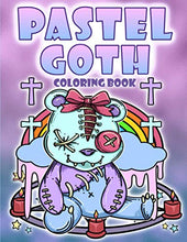 Load image into Gallery viewer, Pastel Goth Coloring Book: Diabolical Satanic Cute And Dark Gothic Kawaii Coloring Pages