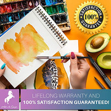 Load image into Gallery viewer, Round Watercolor Brushes Variety Set of 11 Water Color Brushes - Artist Quality for Watercolor Paints, Acrylic, Inks, Gouache, Oil and Tempera by Adi's&Guy's